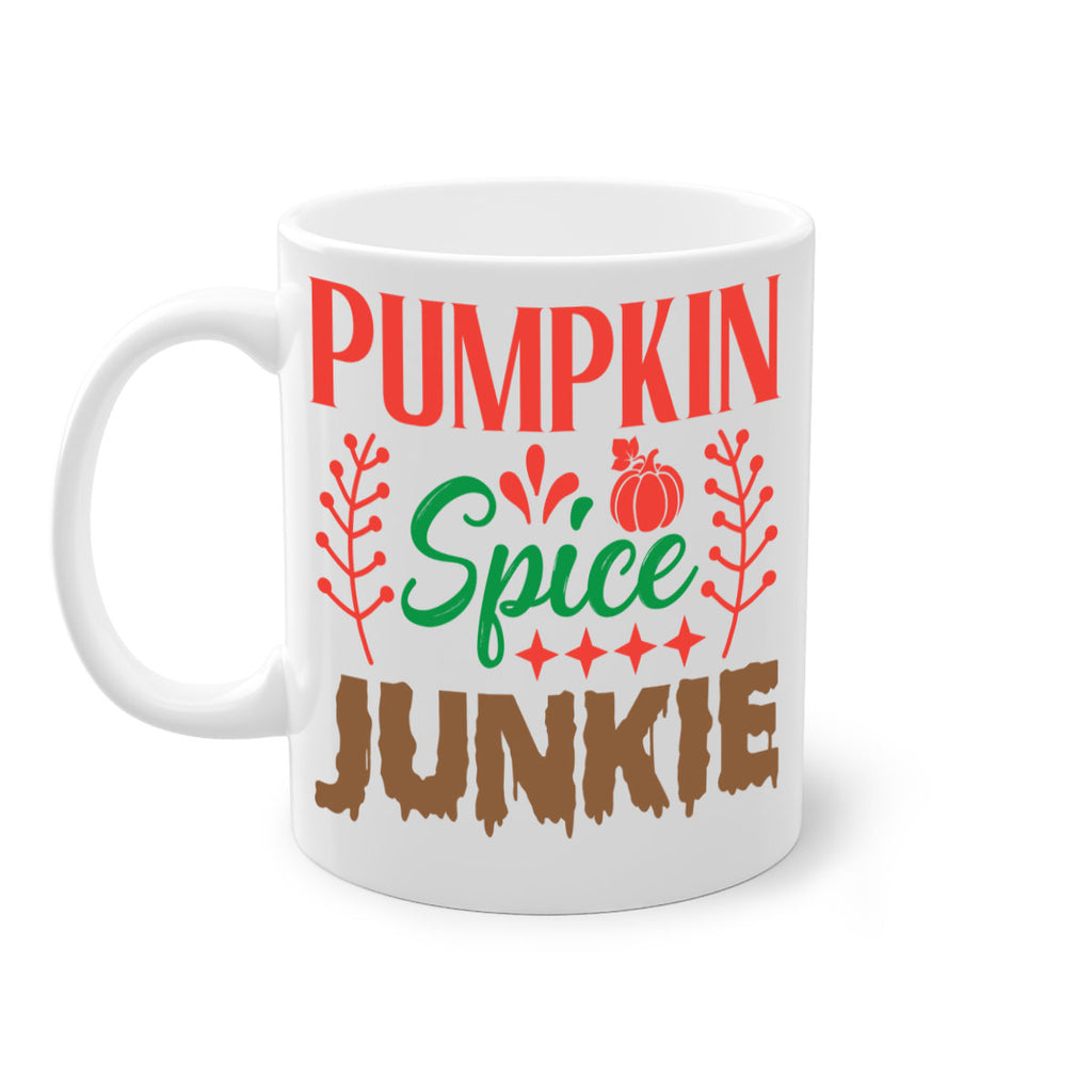 Pumpkin Spice Junkie 547#- fall-Mug / Coffee Cup