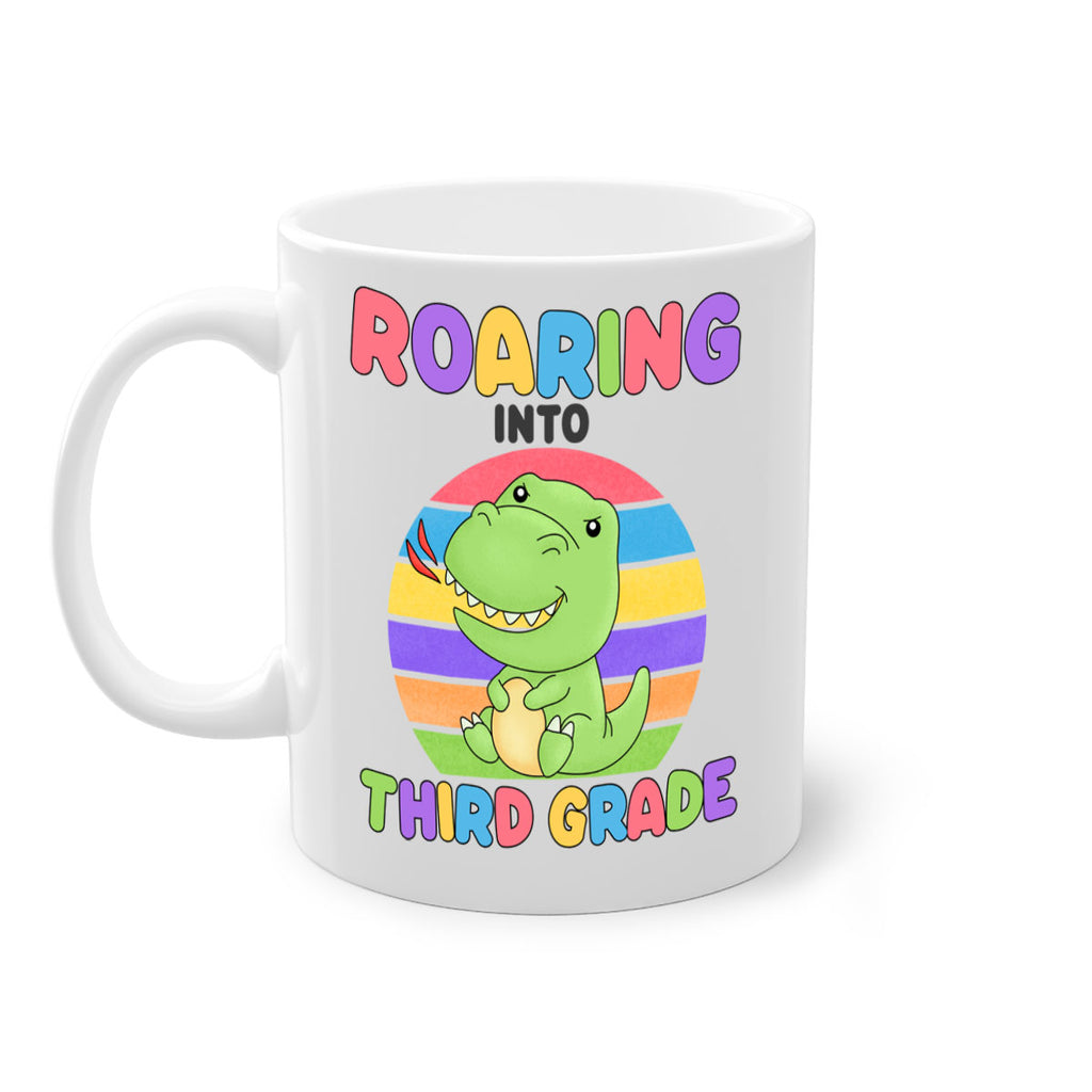 Roaring to 3rd Grade Trex 23#- Third Grade-Mug / Coffee Cup