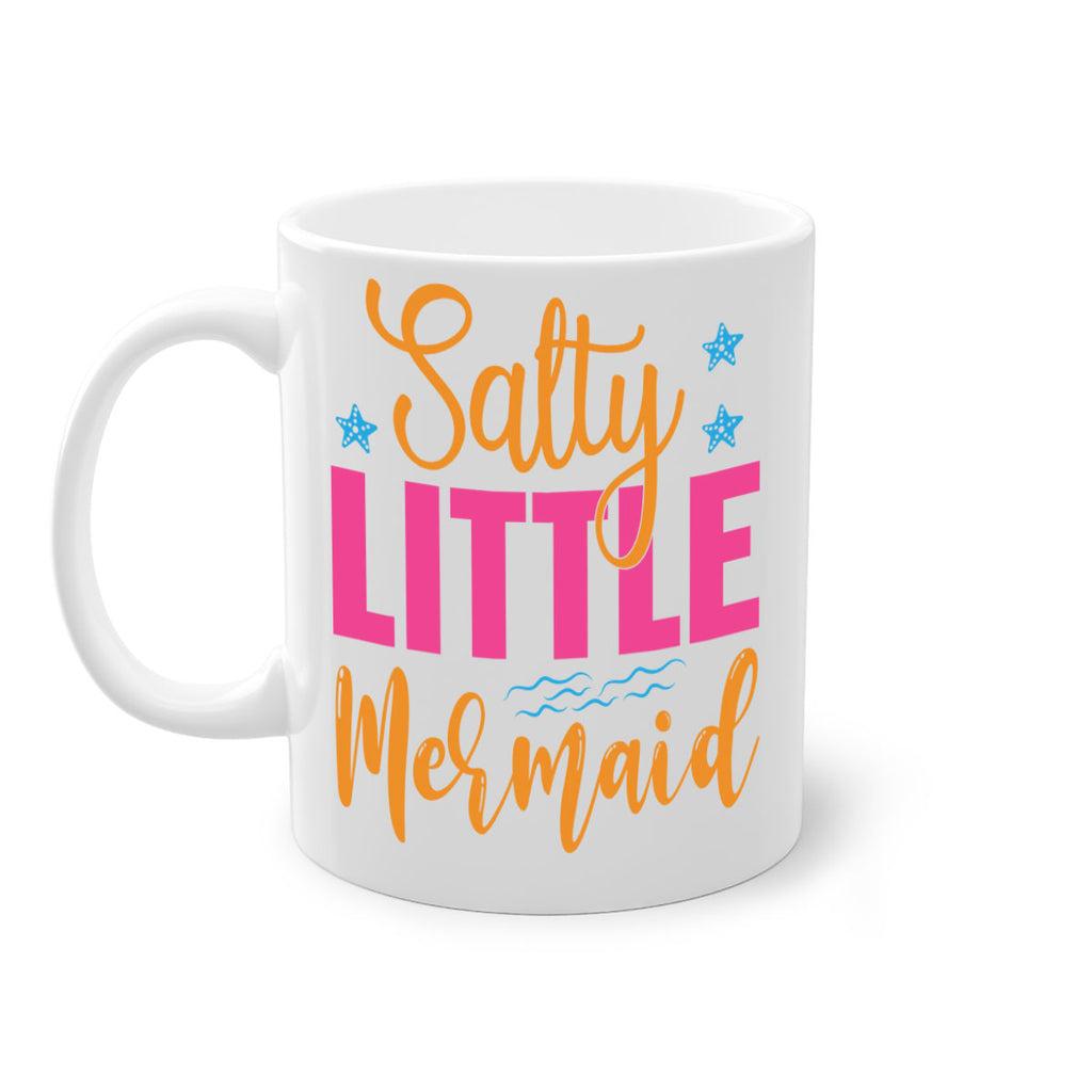 Salty Little Mermaid Design 574#- mermaid-Mug / Coffee Cup