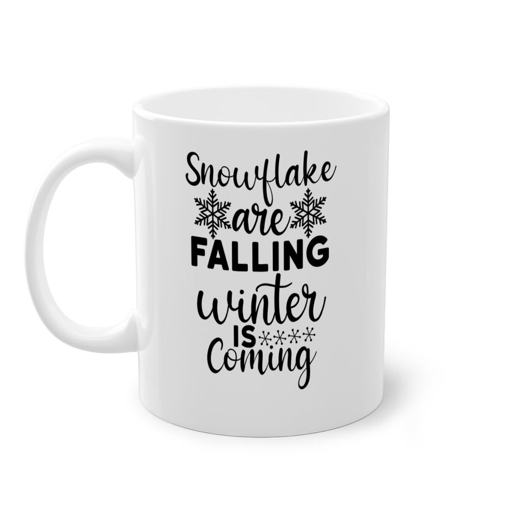 Snowflake Are Falling Winter Is 375#- winter-Mug / Coffee Cup