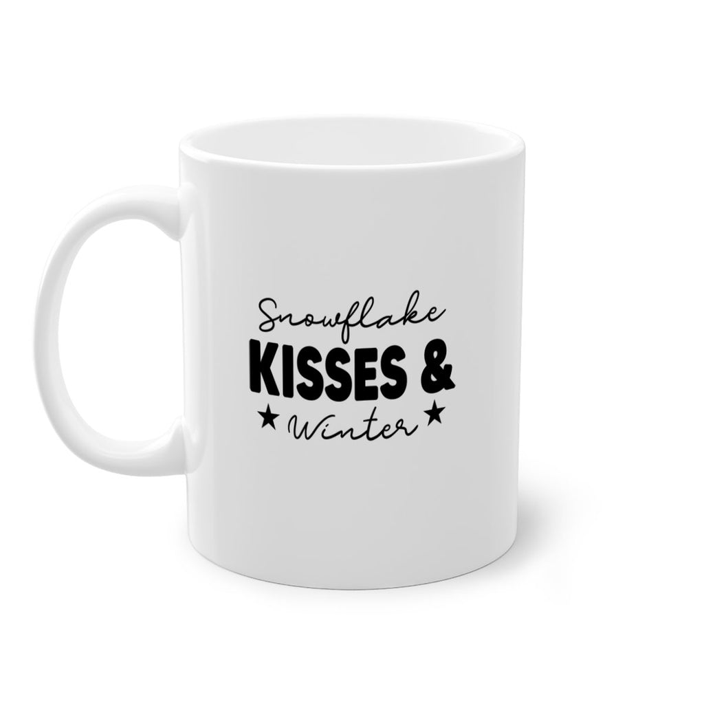 Snowflake Kisses Winter374#- winter-Mug / Coffee Cup