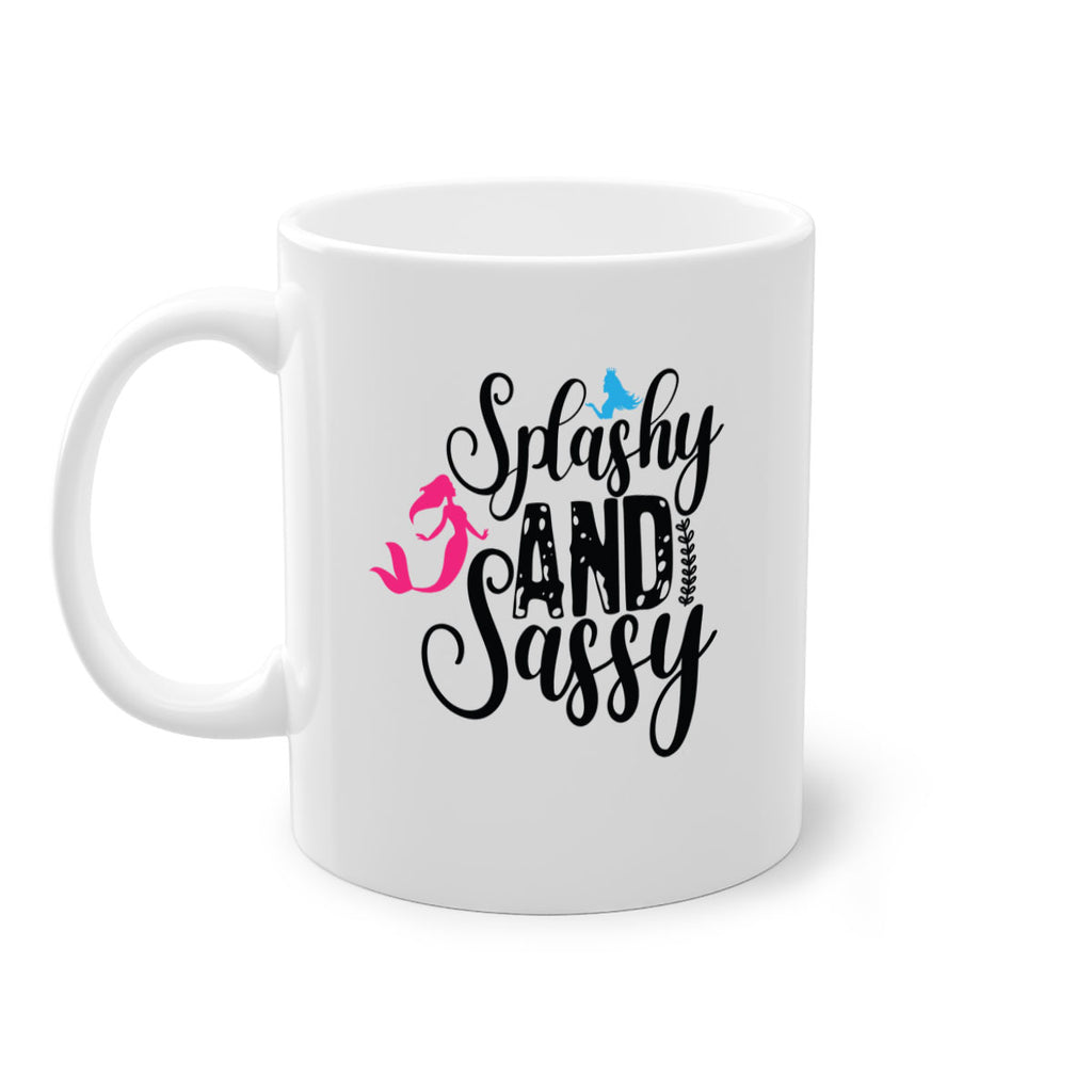 Splashy and Sassy 624#- mermaid-Mug / Coffee Cup