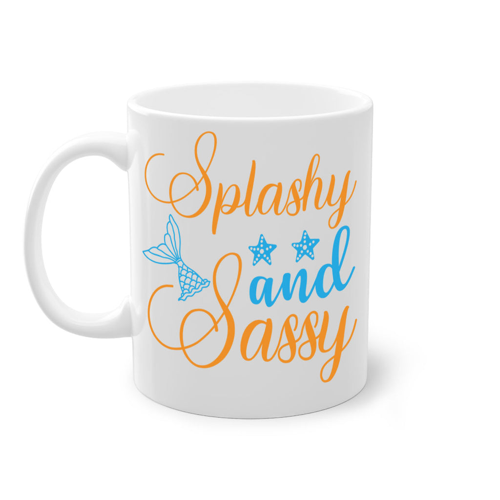 Splashy and Sassy Design 625#- mermaid-Mug / Coffee Cup