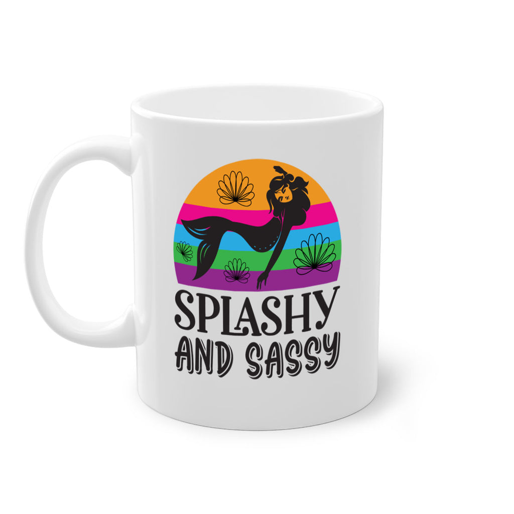 Splashy and sassy 623#- mermaid-Mug / Coffee Cup