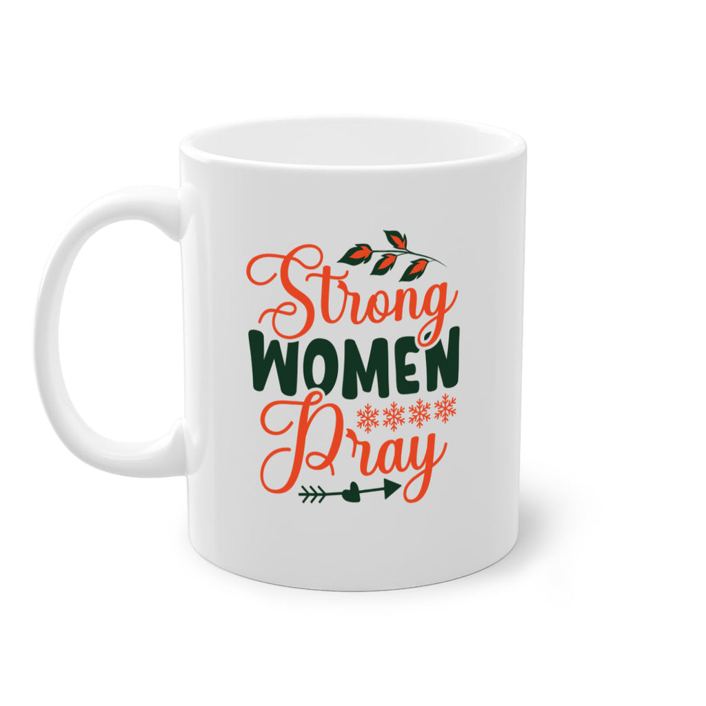 Strong Women Pray 395#- winter-Mug / Coffee Cup