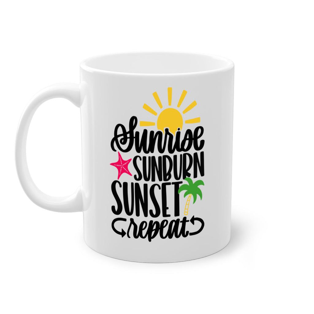 Sunrise Sunburn Sunset Repeat Style 16#- Summer-Mug / Coffee Cup