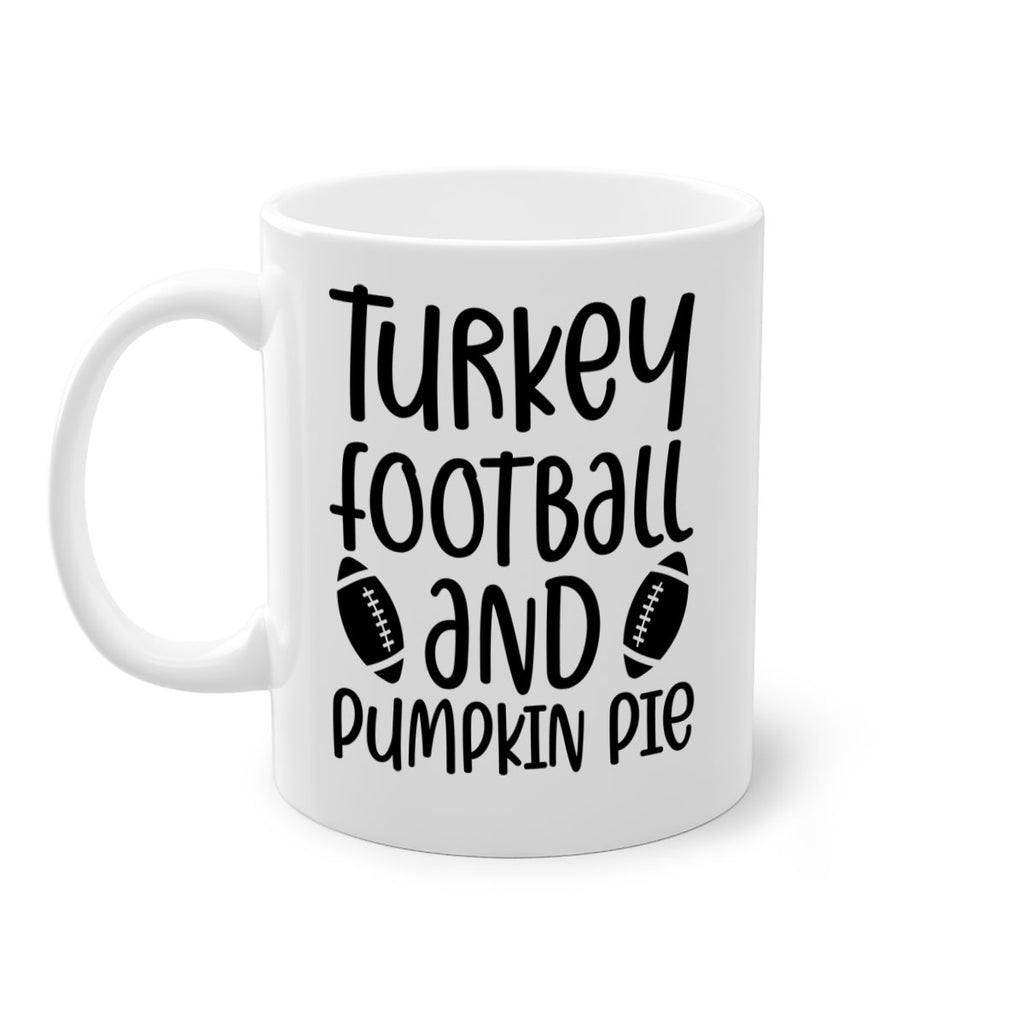 Turkey Football And Pumpkin Pie 622#- fall-Mug / Coffee Cup