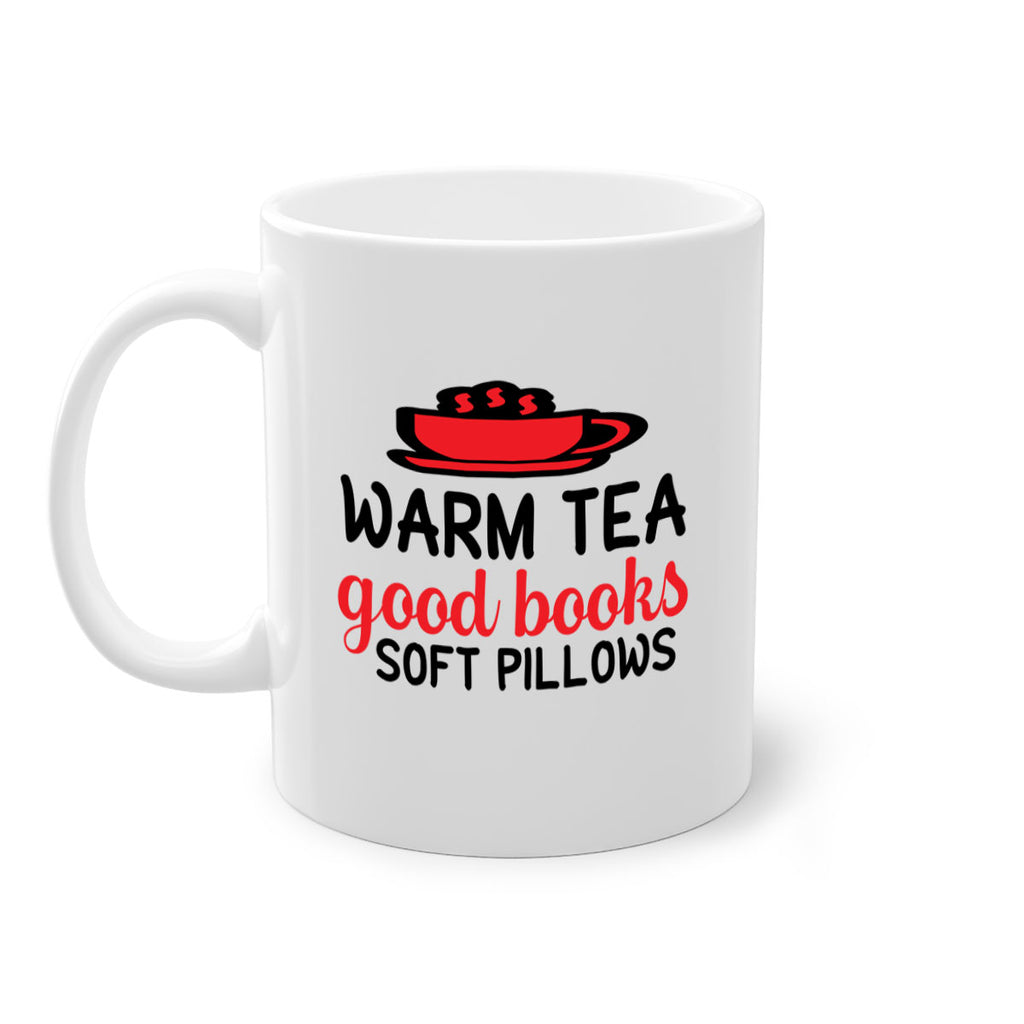 Warm tea good books soft pillows 448#- winter-Mug / Coffee Cup