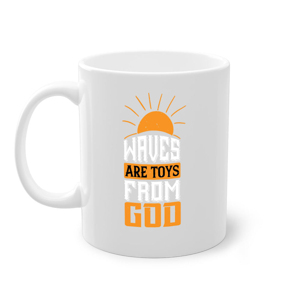 Waves are toys from God 113#- surfing-Mug / Coffee Cup