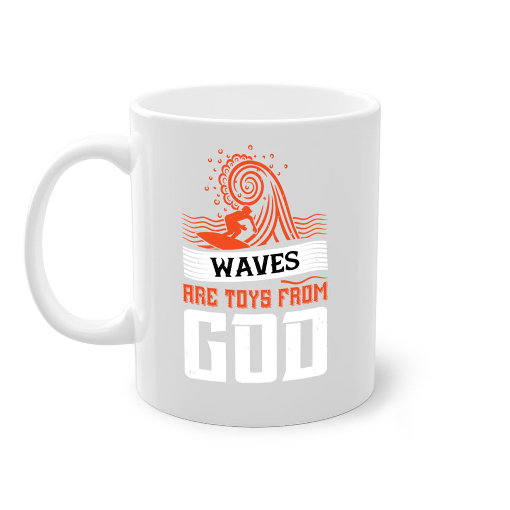 Waves are toys from God 2387#- surfing-Mug / Coffee Cup