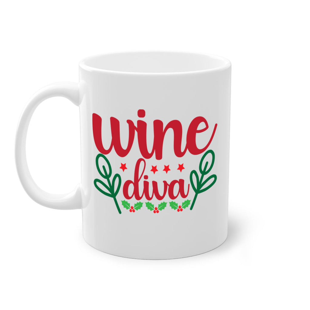 Wine Diva 482#- winter-Mug / Coffee Cup