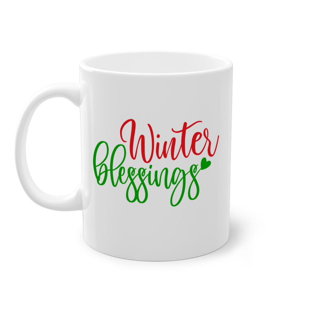 Winter Blessings 492#- winter-Mug / Coffee Cup