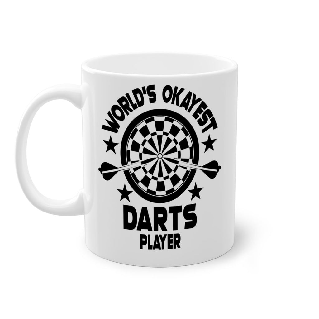 Worlds okayest Darts player 28#- darts-Mug / Coffee Cup