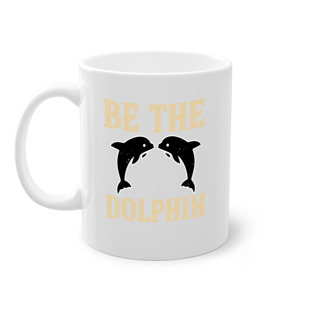 be the dolphin 1428#- swimming-Mug / Coffee Cup