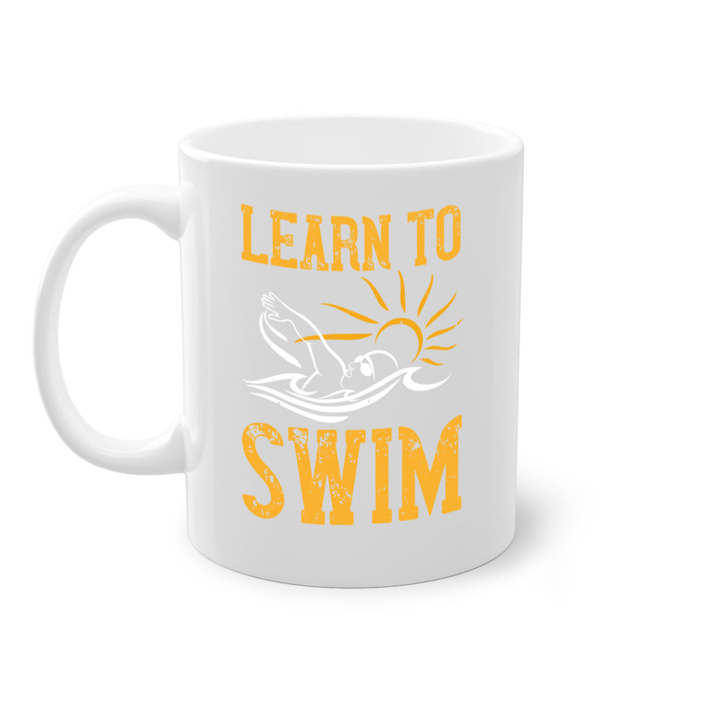 learn to swim 953#- swimming-Mug / Coffee Cup