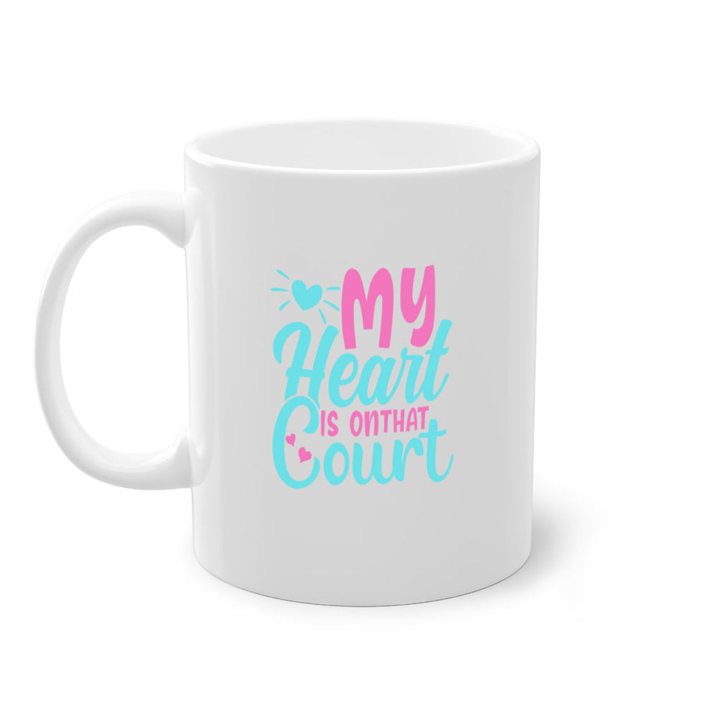 my heart is on the court 1988#- basketball-Mug / Coffee Cup