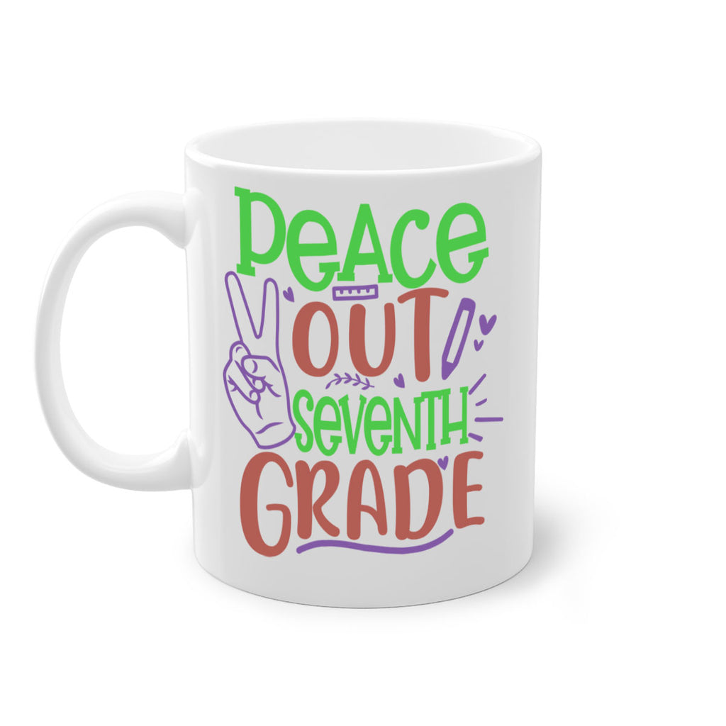 peace out 7th grade 2#- 7th grade-Mug / Coffee Cup