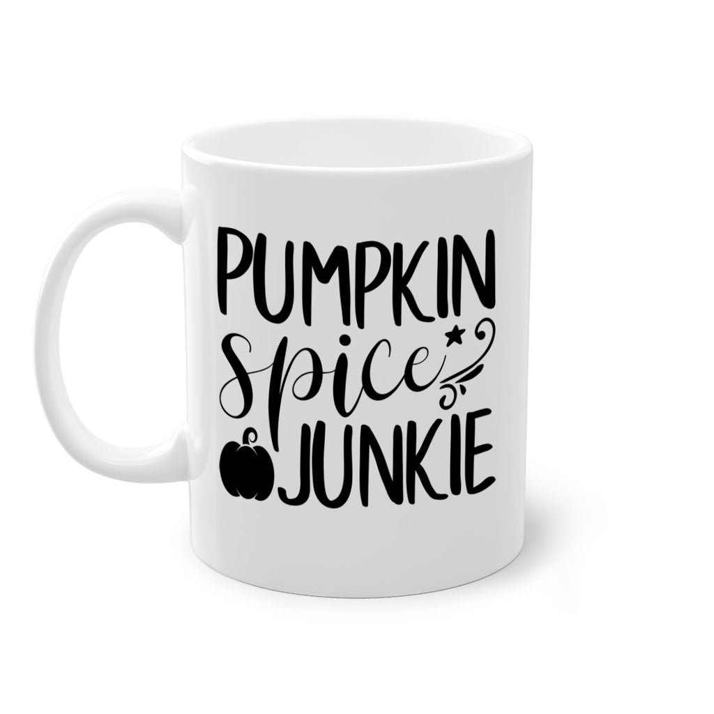 pumpkin spice junkie 548#- fall-Mug / Coffee Cup