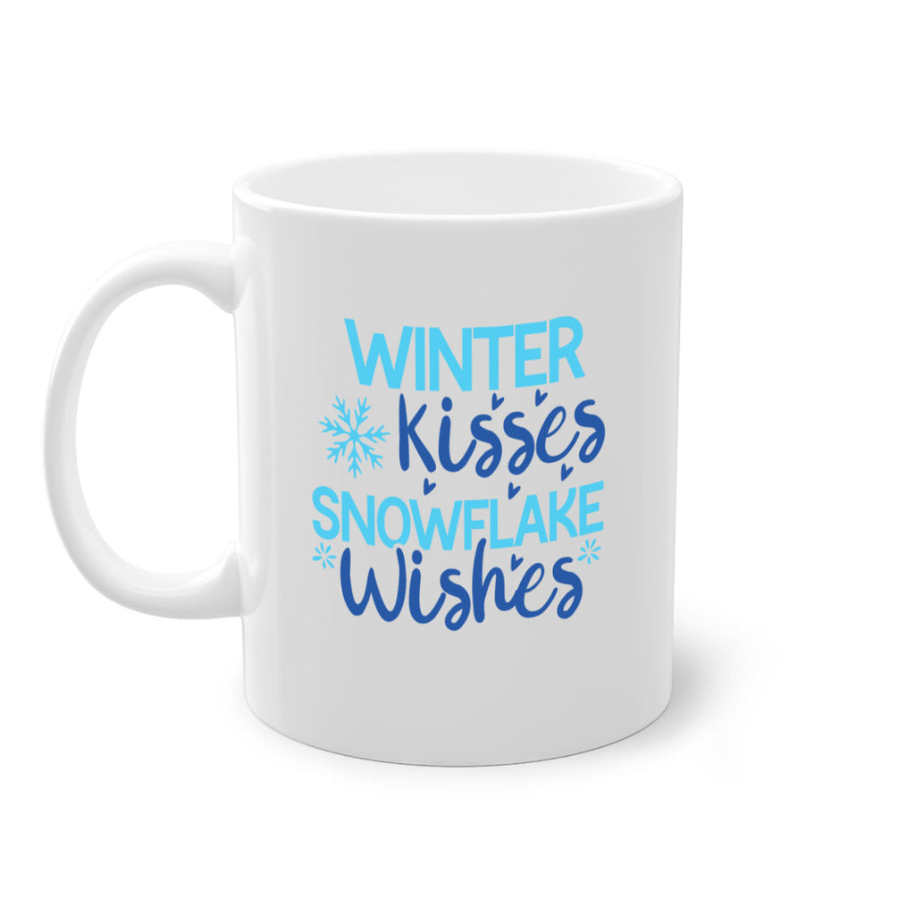 winter kisses snowflake wishes 519#- winter-Mug / Coffee Cup