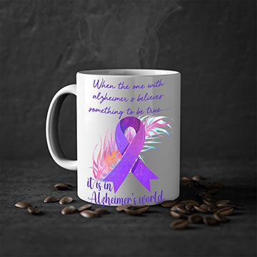 AlzheimerS Awareness Purple Ribbon 17#- alzheimers-Mug / Coffee Cup