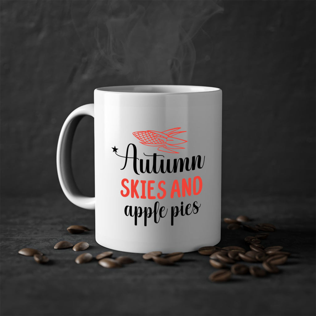 Autumn skies and apple pies 29#- fall-Mug / Coffee Cup