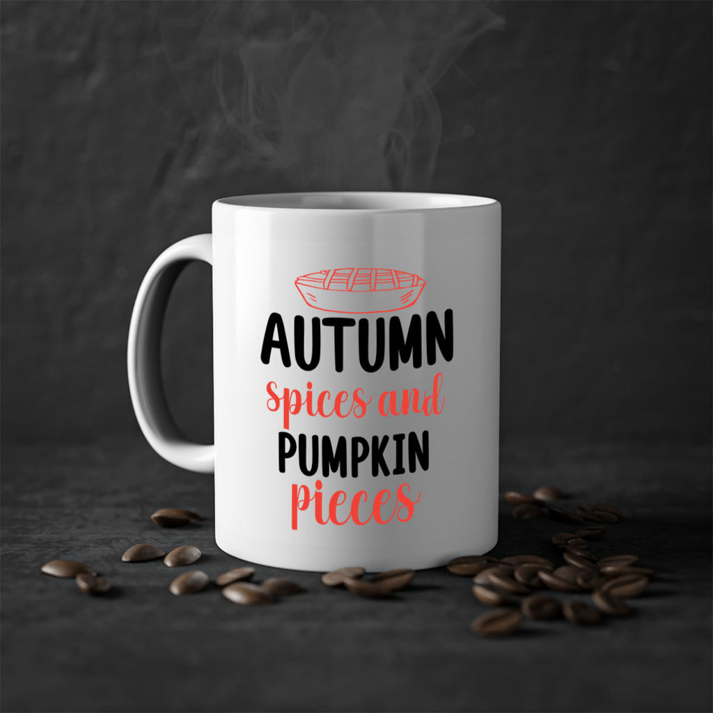 Autumn spices and pumpkin pieces 32#- fall-Mug / Coffee Cup