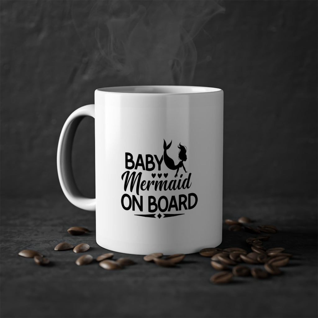 Baby Mermaid On Board 25#- mermaid-Mug / Coffee Cup