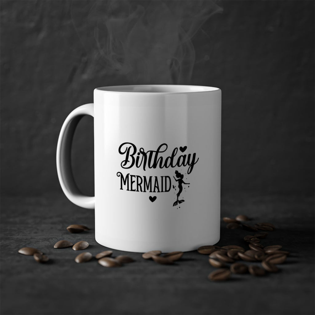 Birthday Mermaid 72#- mermaid-Mug / Coffee Cup