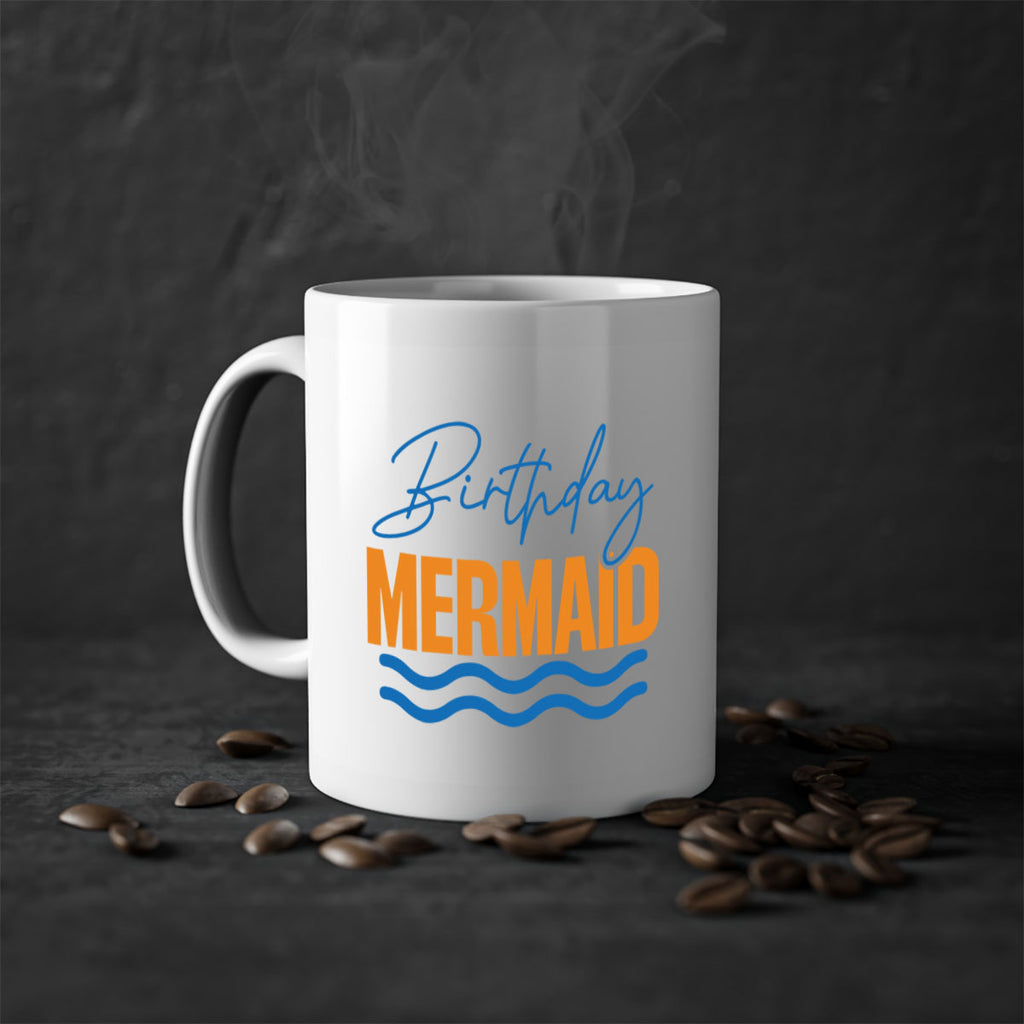 Birthday Mermaid 73#- mermaid-Mug / Coffee Cup