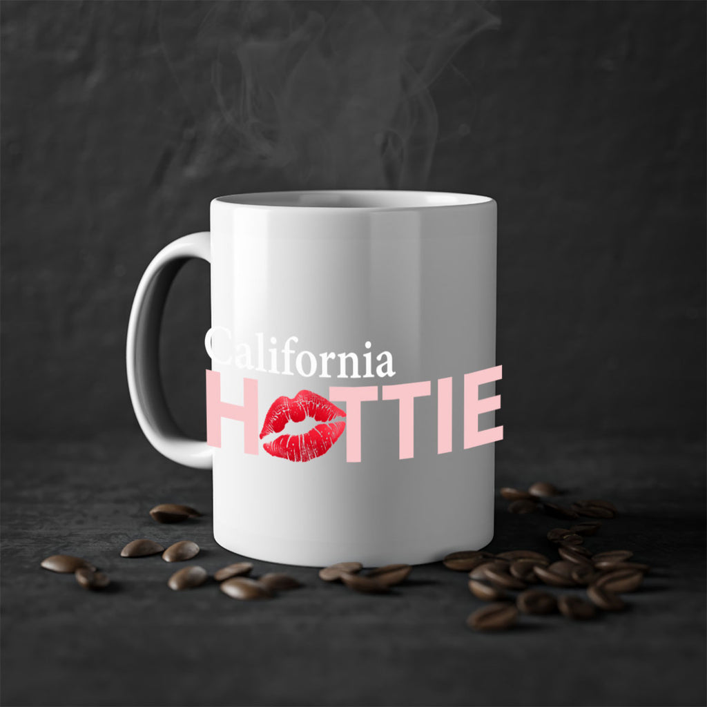 California Hottie With Red Lips 59#- Hottie Collection-Mug / Coffee Cup