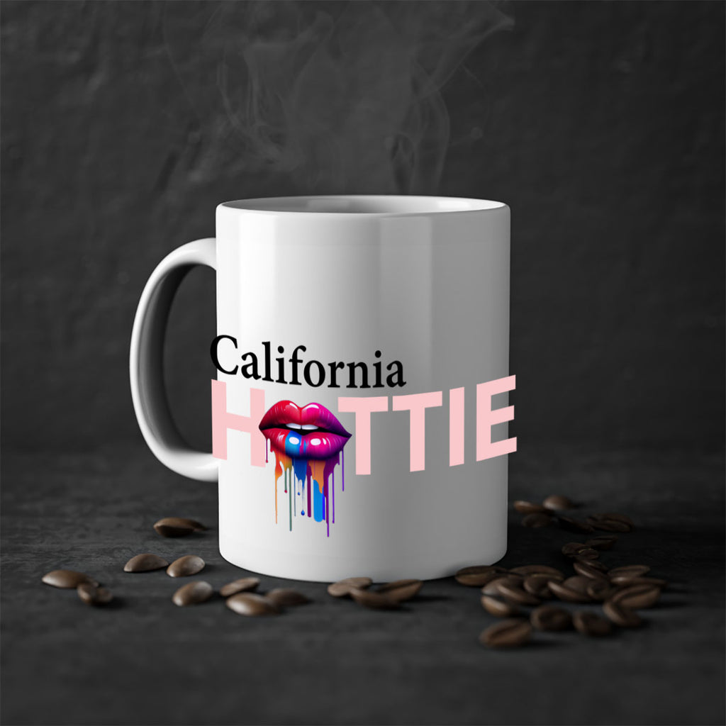 California Hottie with dripping lips 5#- Hottie Collection-Mug / Coffee Cup