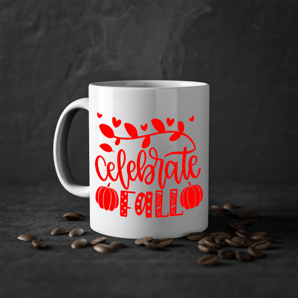 Celebrate Fall 59#- fall-Mug / Coffee Cup