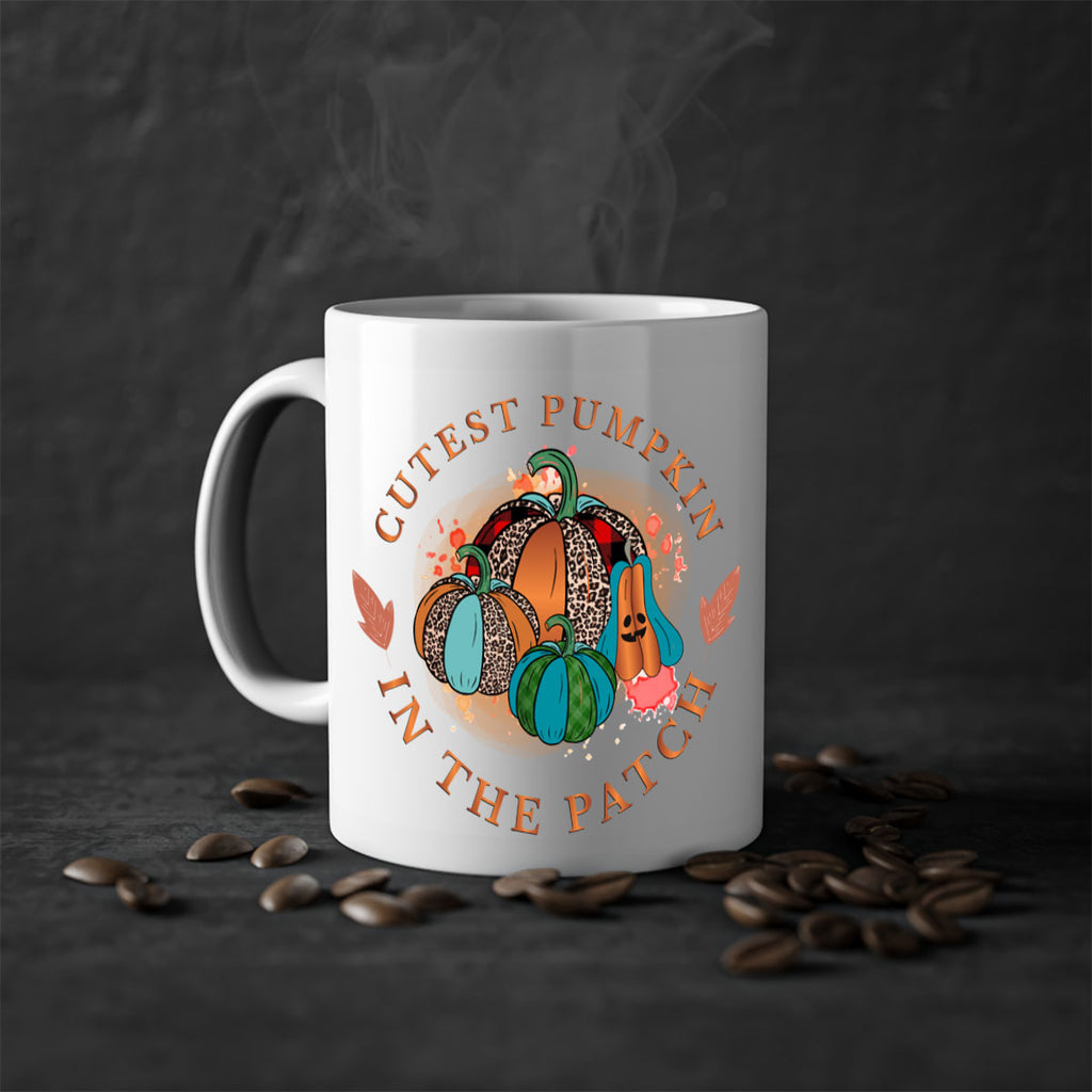 Cutest Pumpkin in the Patch 65#- fall-Mug / Coffee Cup