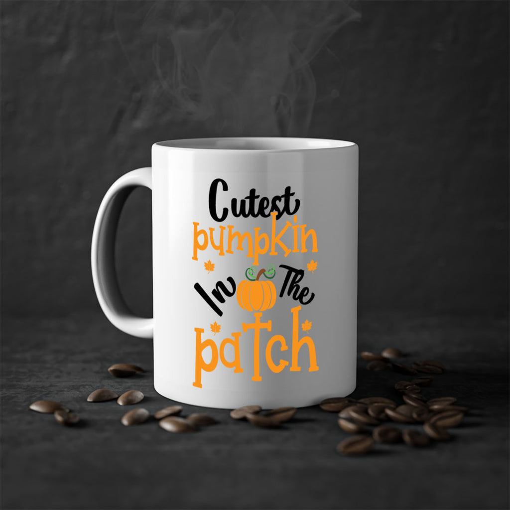 Cutestpumpkininthepatch 66#- fall-Mug / Coffee Cup