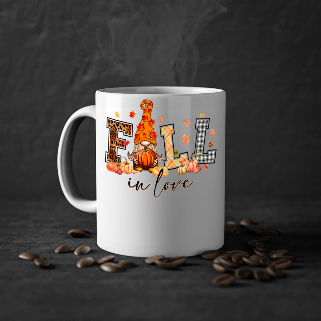FALLinloveFallGnome 151#- fall-Mug / Coffee Cup