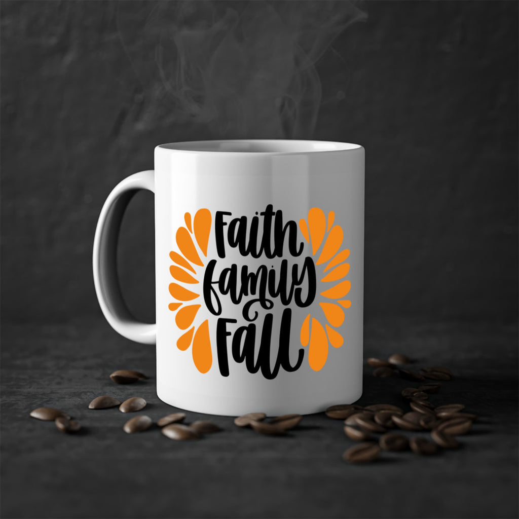 Faith Family Fall 481#- fall-Mug / Coffee Cup