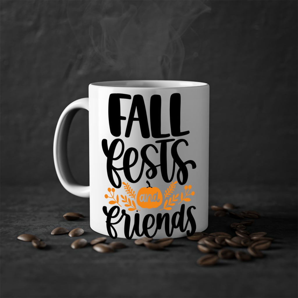 Fall Fests And Friends 484#- fall-Mug / Coffee Cup