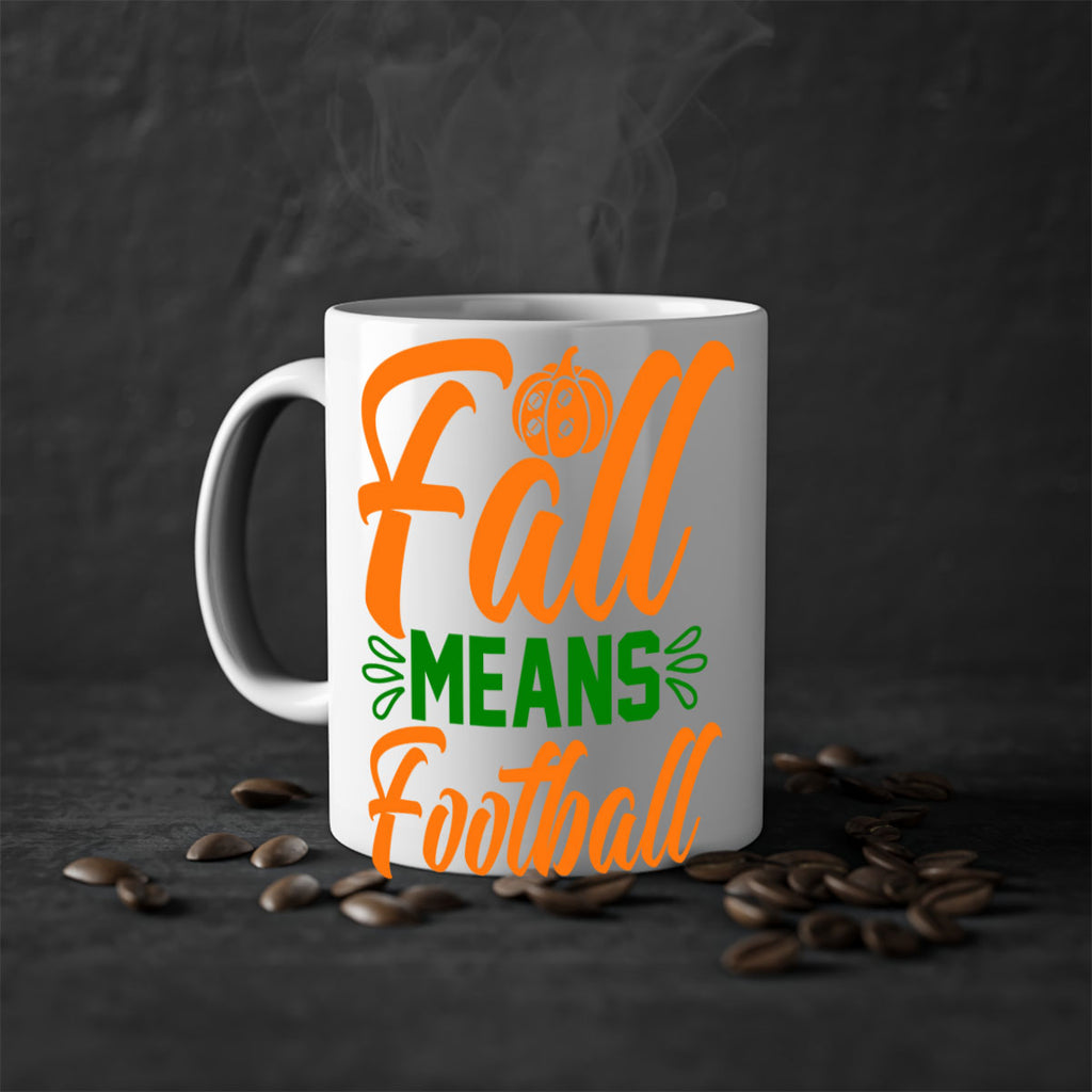 Fall Means Football 122#- fall-Mug / Coffee Cup