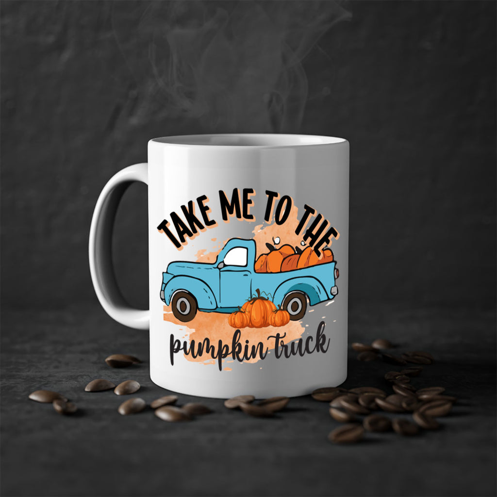 Fall Pumpkin Truck 128#- fall-Mug / Coffee Cup