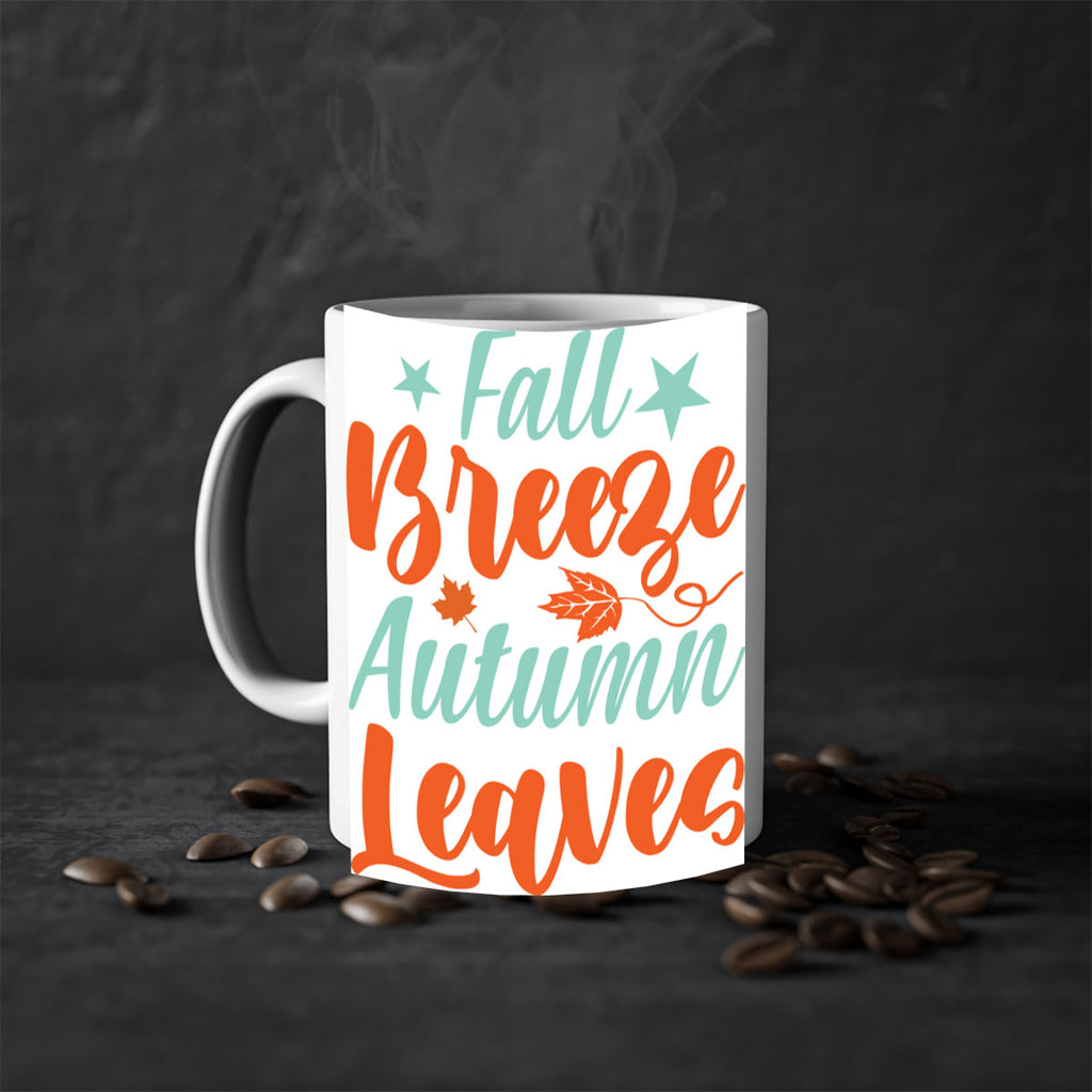 FallBreezeAutumnLeaves 147#- fall-Mug / Coffee Cup