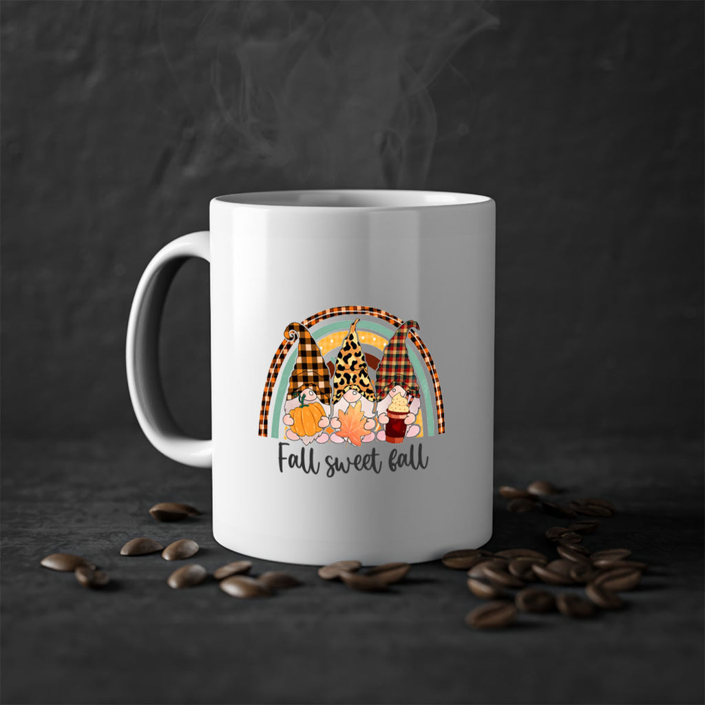 FallSweetFallGnomeRainbow 162#- fall-Mug / Coffee Cup