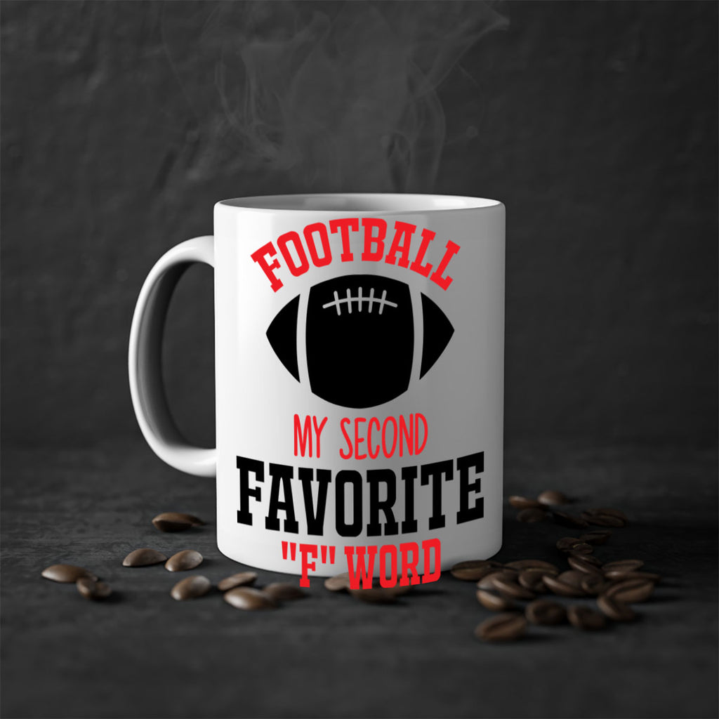 Football my second favorite F word 1234#- football-Mug / Coffee Cup