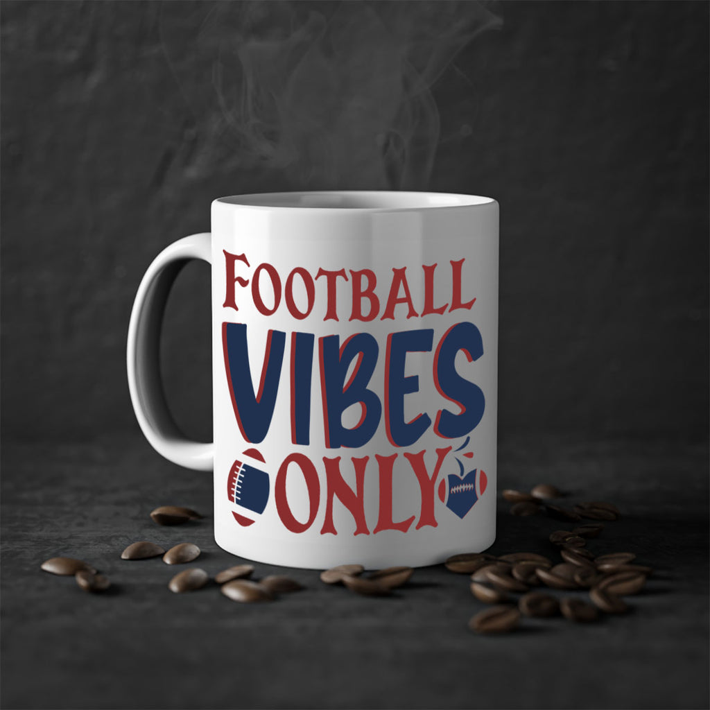 Football vibes only 1543#- football-Mug / Coffee Cup