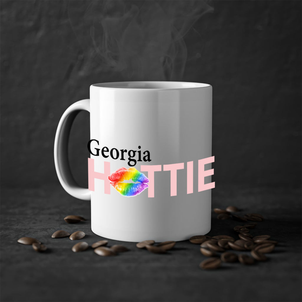 Georgia Hottie with rainbow lips 10#- Hottie Collection-Mug / Coffee Cup