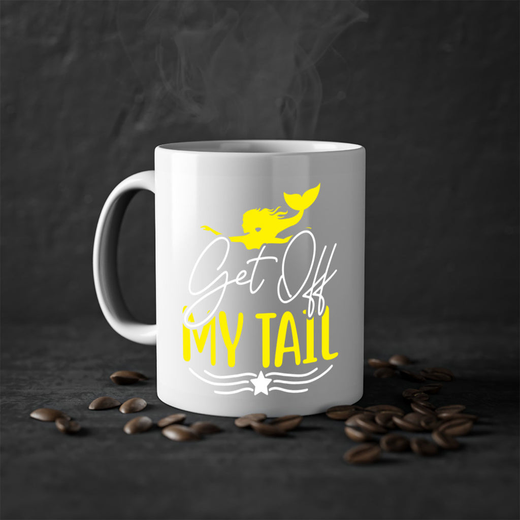 Get off My Tail 170#- mermaid-Mug / Coffee Cup