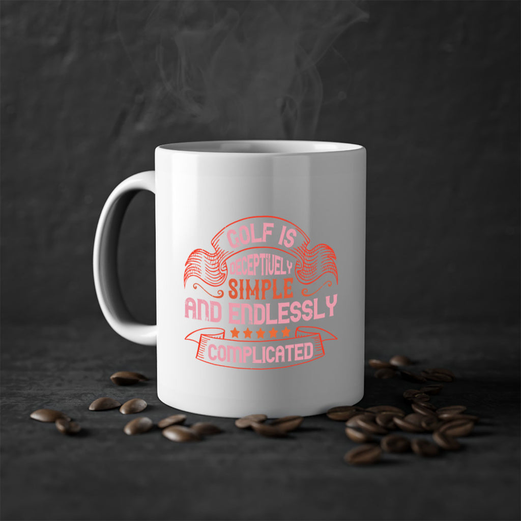 Golf is deceptively simple and endlessly complicated 2267#- golf-Mug / Coffee Cup