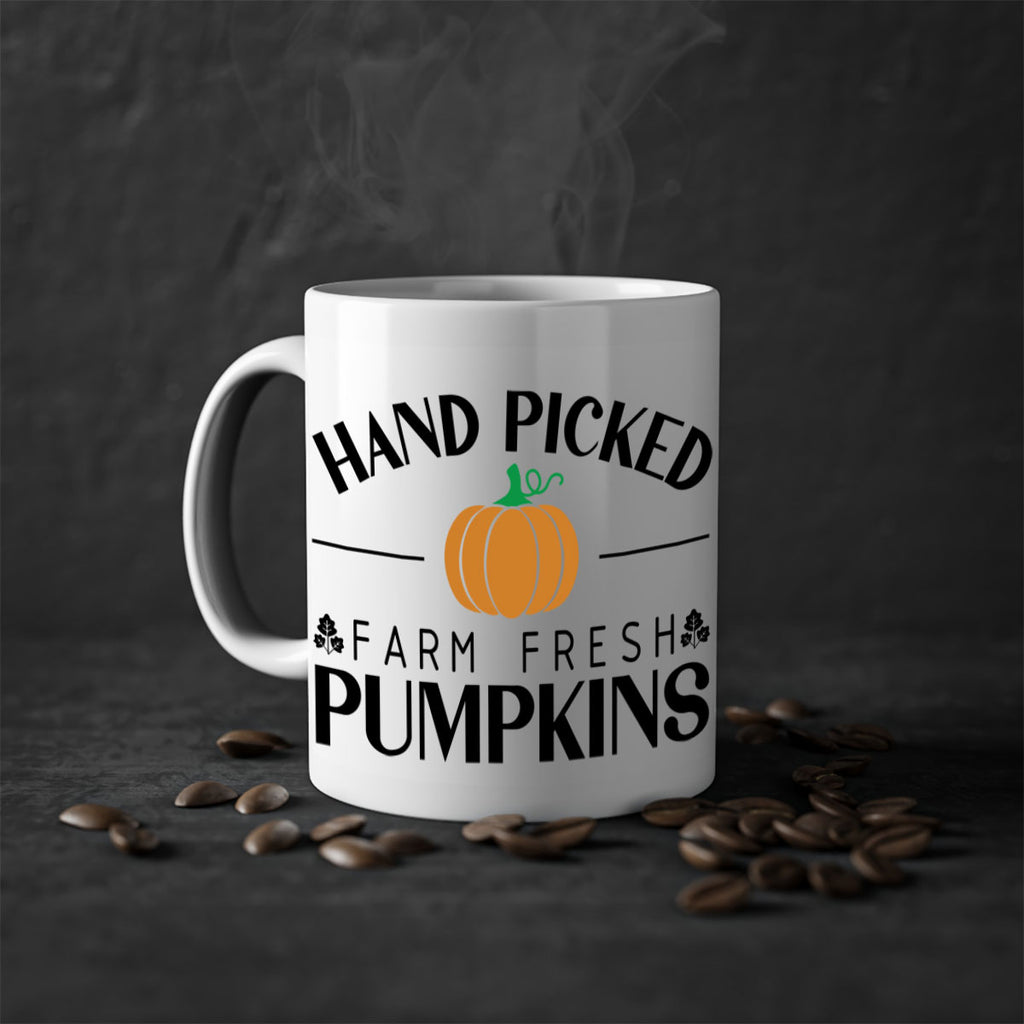Hand Picked Farm Fresh Pumpkins 215#- fall-Mug / Coffee Cup