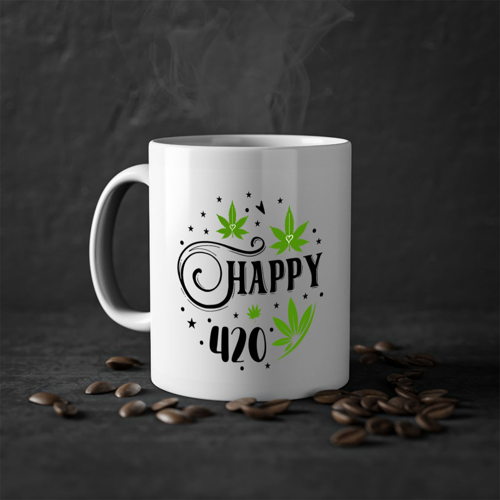 Happy 420 101#- marijuana-Mug / Coffee Cup