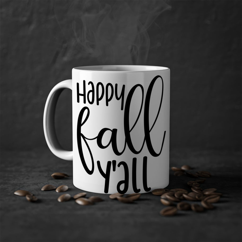 Happy Fall Y all 224#- fall-Mug / Coffee Cup