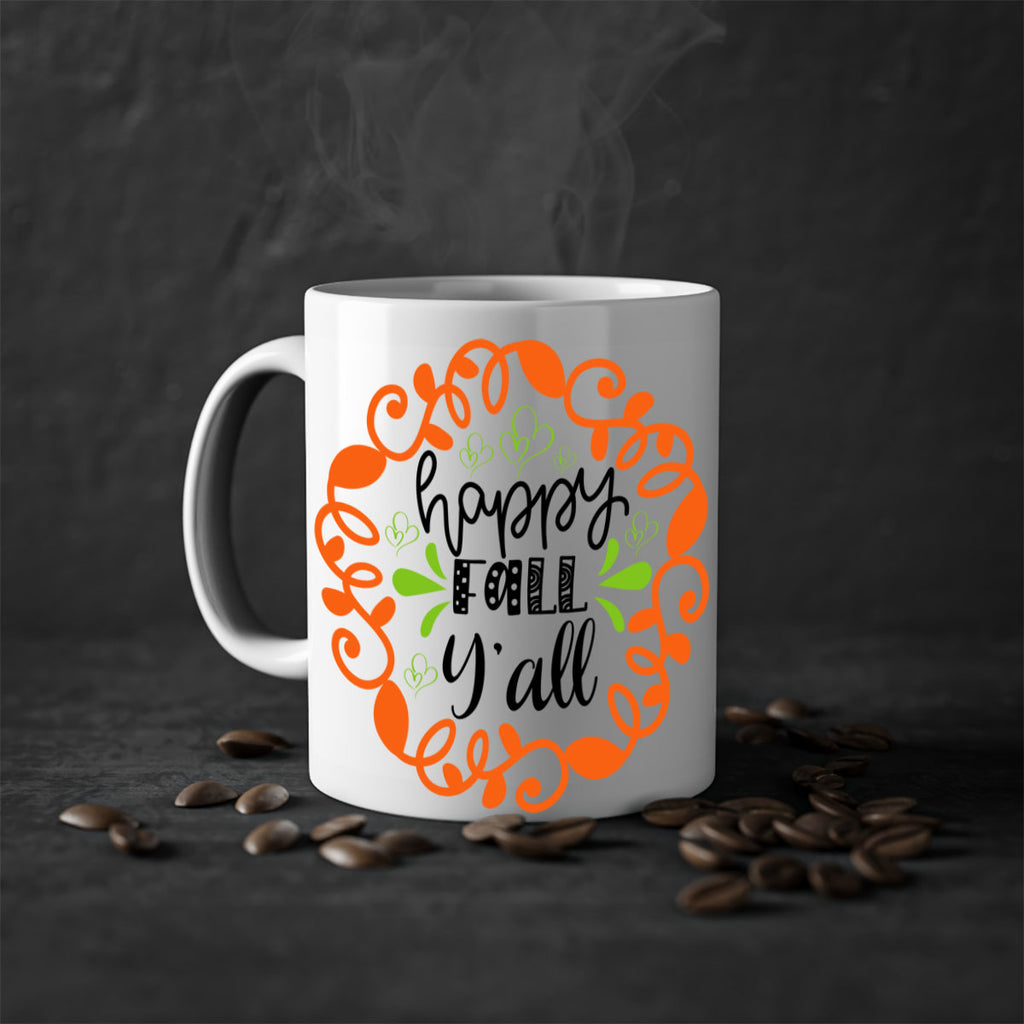 Happy Fall Y all 227#- fall-Mug / Coffee Cup